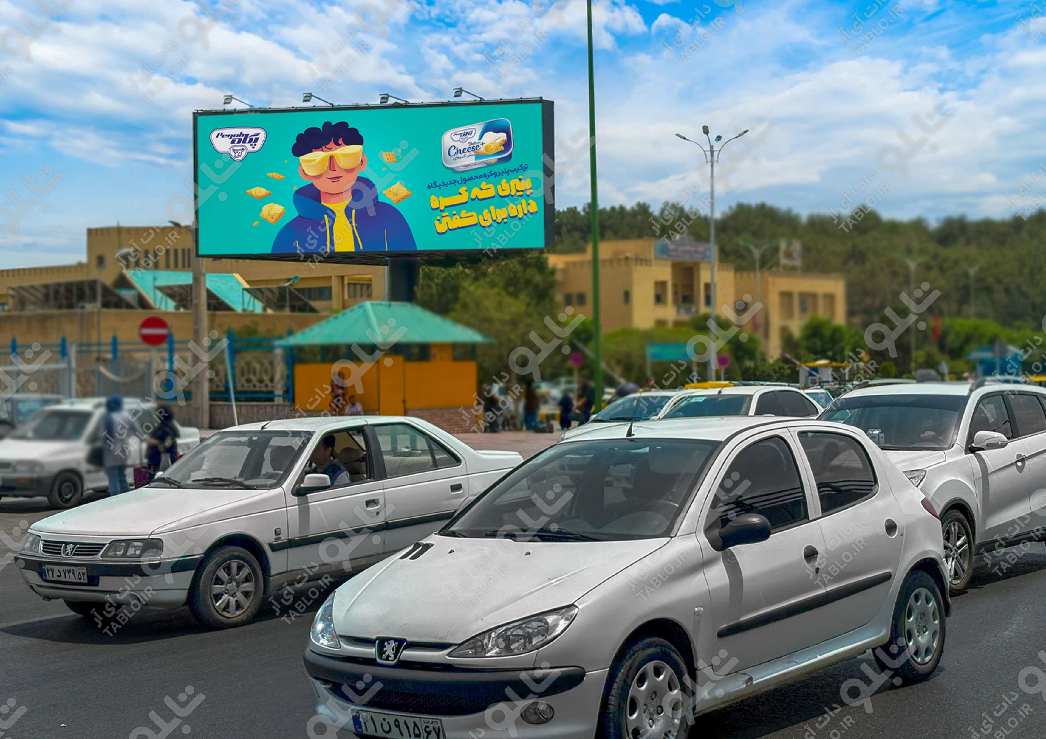 بیلبورد سه وجهی بزرگراه دستجردی