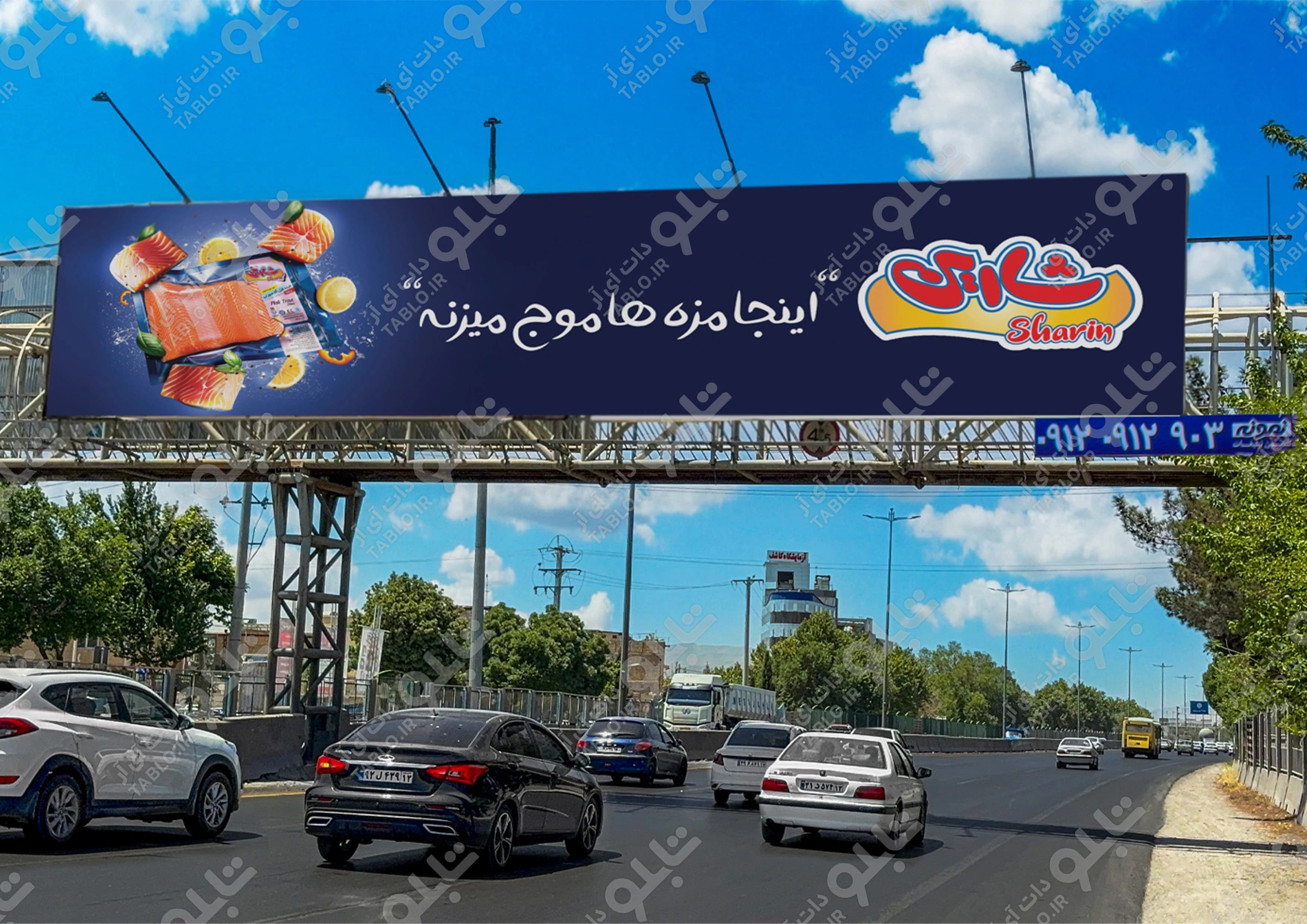 پیشانی پل بزرگراه ذوب آهن