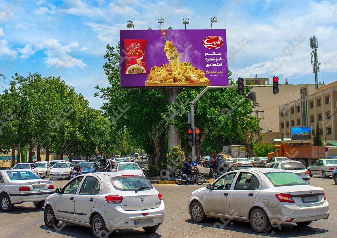 بیلبورد دو طرفه چهارراه پروین