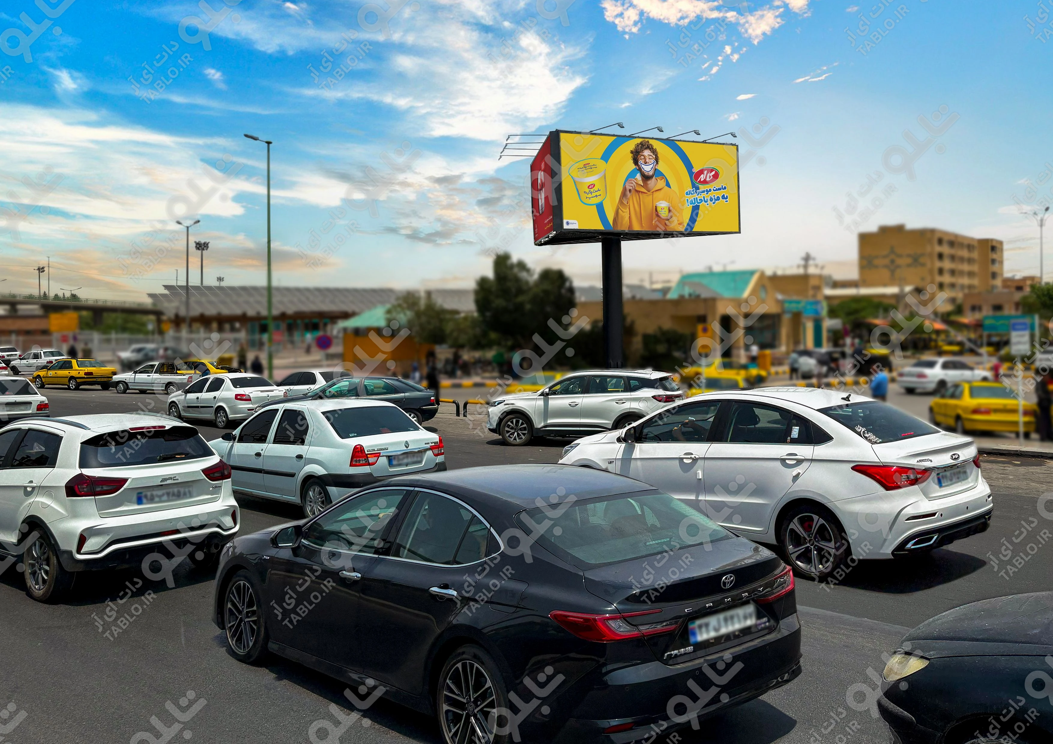 بیلبورد سه وجهی بزرگراه دستجردی
